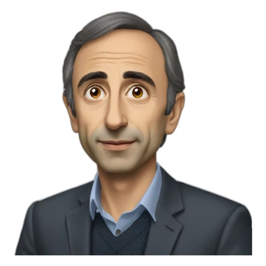 Éric-zemmour-peau-npir sticker