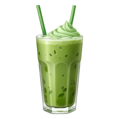 iced matcha latte sticker