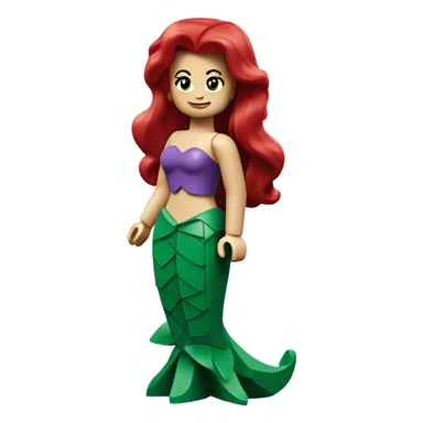 fullbody lego arielle sticker