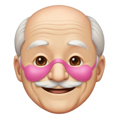 generate a host emoji from squid game that looks like the old man sticker