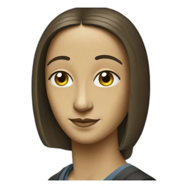 The Mona Lisa who makes sport sticker