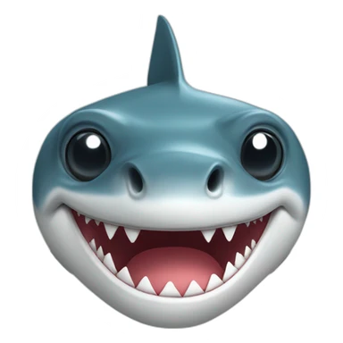Shark wearing sunglass sticker