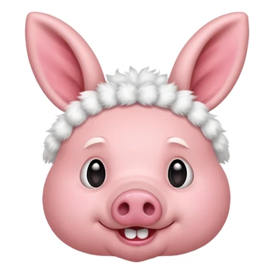 Can you do a mix of a bunny and a pig sticker