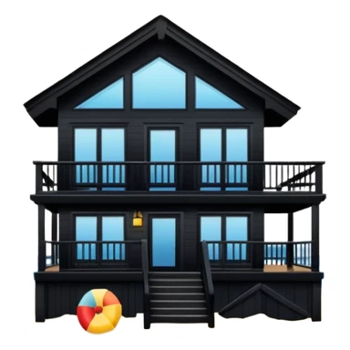 Beach house  sticker