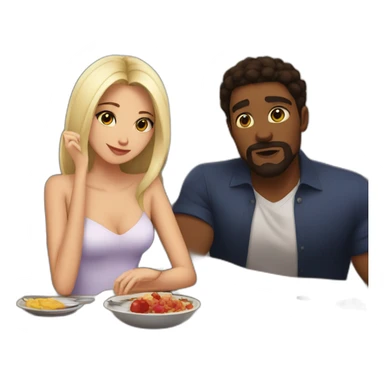 Igor and lana on date sticker