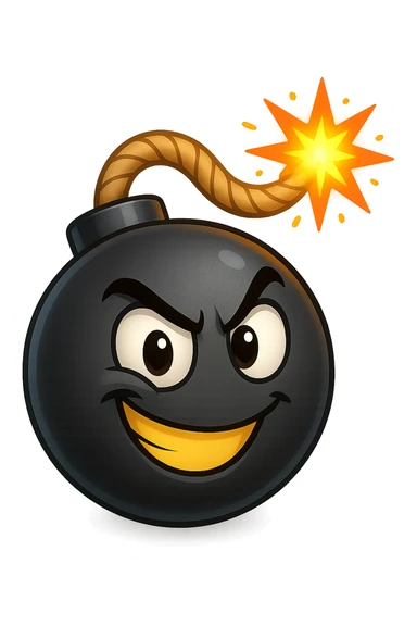 emoji bomba sticker