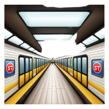 subway station sticker