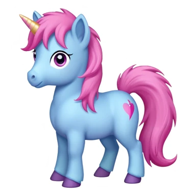 a little pony emoji sticker