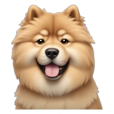 Chow dog rockstar sticker