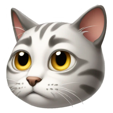 Dissatisfied cat sticker