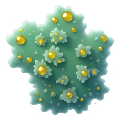 lichen with sparkle sticker