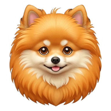 Pomeranian emoji sticker