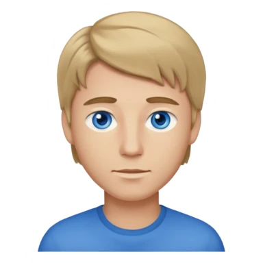 male darkblond sticker