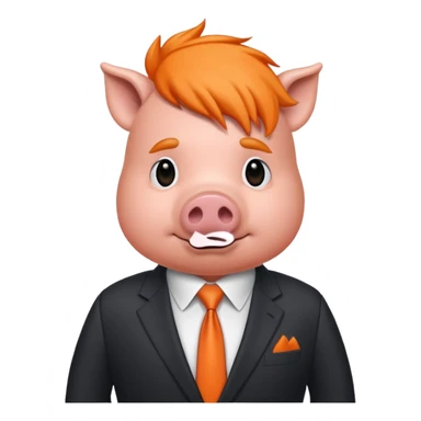 Trump pig sticker