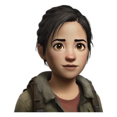 Ellie the last of us part II sticker