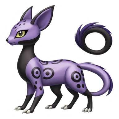 Meloetta-Liepard-Nargacuga-Noibat-Pokémon-Fakémon-fusion-hybrid-creature sticker