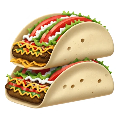 Emoji tacos bleu blanc rouge blue white red tacos emoji sticker