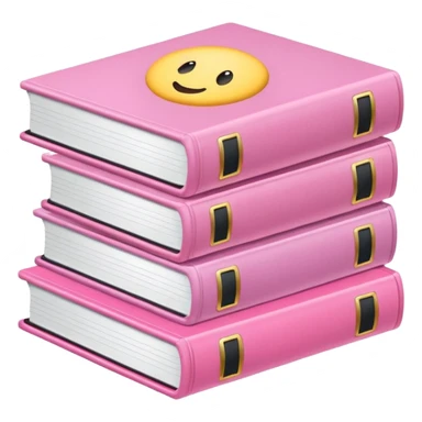 pink textbooks sticker