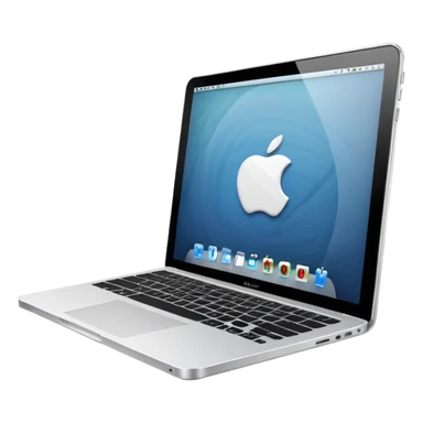 white apple brand laptop sticker