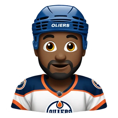 Edmonton Oilers with Stanley cup sticker