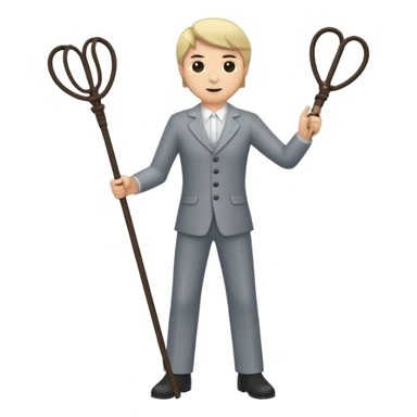 men with whips sticker