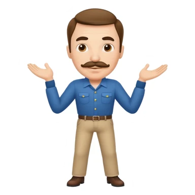 Man shaking ass with a hitler-like appearance  sticker