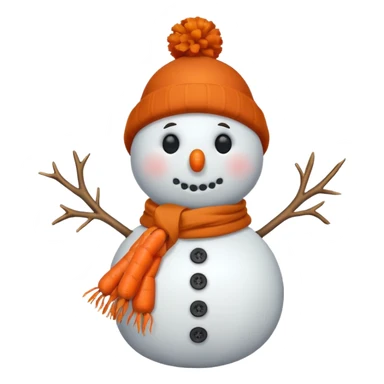 jolly snowman sticker