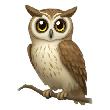 Hibou sticker