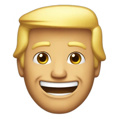 donald trump happy sticker