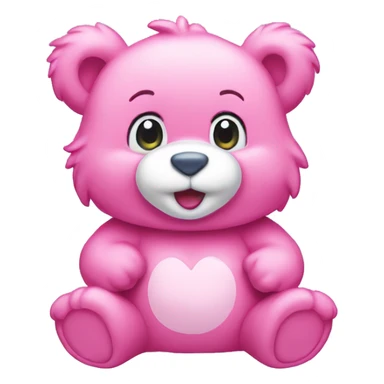 Pink CareBear sticker