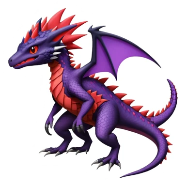 Salandit-Noibat-Noivern-Hybrid (Full body) sticker