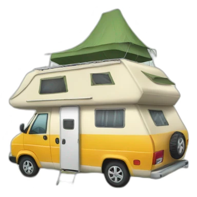Camping car sticker