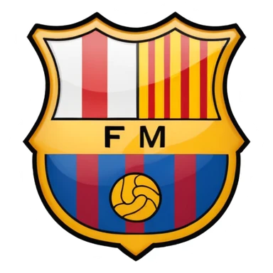 Barcelona logo sticker