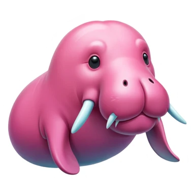 Pink Walrus sticker