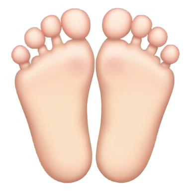 Cute baby feet sticker