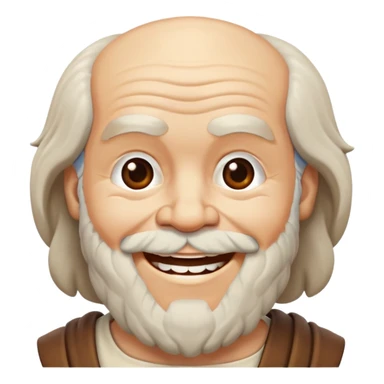 socrates big smile sticker