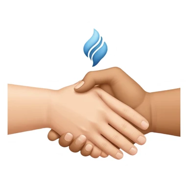 two hand shaking, spitex schweiz logo sticker