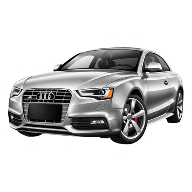 The Audi s5 logo sticker