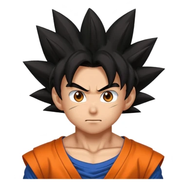 Goku MUI with glowy eyes sticker