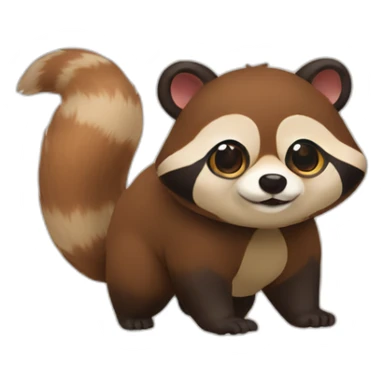 Tanuki sticker