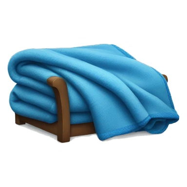blue cozy blanket  sticker