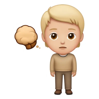 person standing thinking sticker