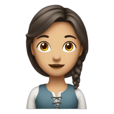 fille énervée sticker