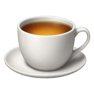 Cup of tea and MacBook  sticker