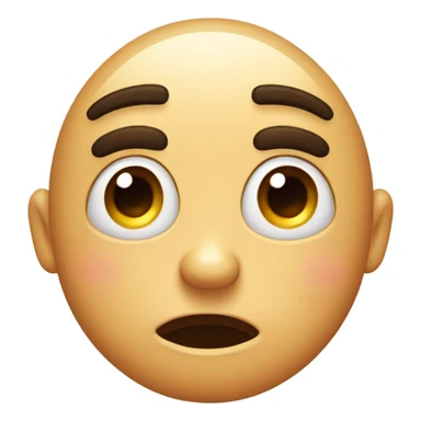 Embarrassed face sweating  sticker