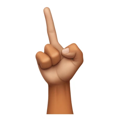 Hook’em horns Texas longhorns hand sign with index finger and pinky raised sticker