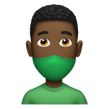 tyler the creator with green skimask anfd no hat sticker