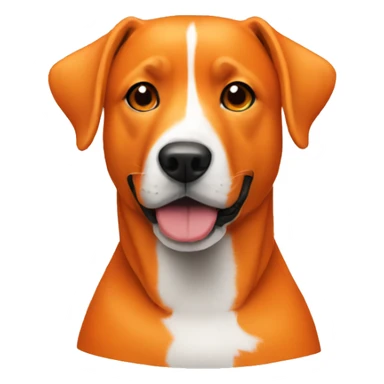 orange dogs with a notcoin icon  sticker