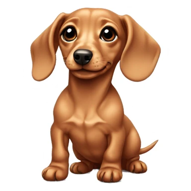 Baby Dachshund  sticker