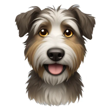 Scruffy dog  sticker